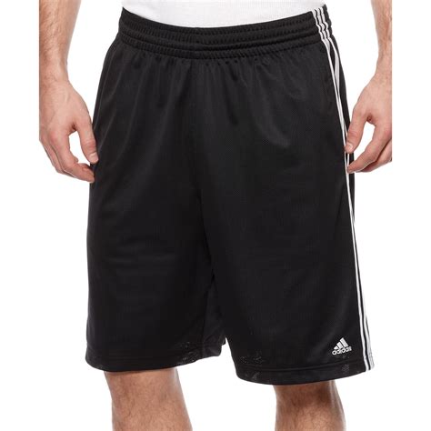 adidas mesh shorts with pockets.